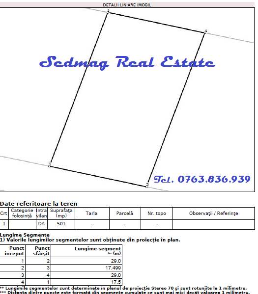Theodor Palady adiacent, teren 501mp